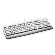 Logitech Value Keyboard, USB+PS2, CZ, bílá